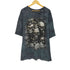 ダメージ スカルプリント Tシャツ パンク PUNK メンズ