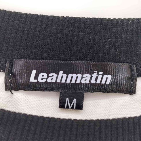 LEAHMATIN 刺繍 ラグランTシャツ street メンズ M