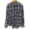 RUGGED WEAR ルギード ウェア フラップポケットチェック長袖シャツ メンズ import:XL
