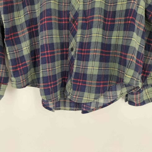 RUGGED WEAR ルギード ウェア フラップポケットチェック長袖シャツ メンズ import:XL