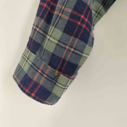 RUGGED WEAR ルギード ウェア フラップポケットチェック長袖シャツ メンズ import:XL