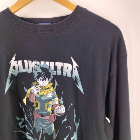 コスパ COSPA キャラクタープリントロングスリーブTシャツ メンズ XL