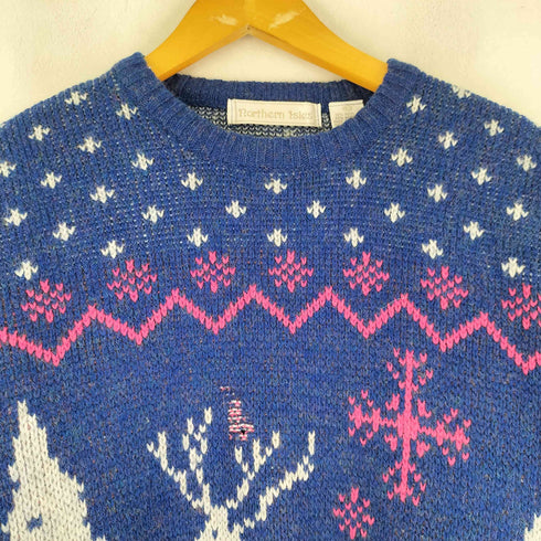 Nortthern Isles ウール&アクリル ノルディックセーター メンズ JPN:L