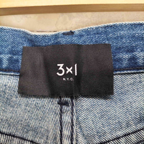 3×1N.Y.C スリーバイワン Denim cut Short ボタンフライ カットオフ デニム ショート パンツ Y2K レディース 24
