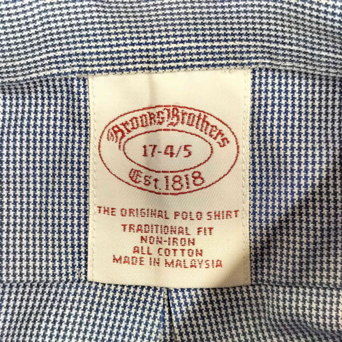 ブルックスブラザーズ BROOKS BROTHERS TRADITIONAL FIT L/S コットン BDシャツ メンズ 17