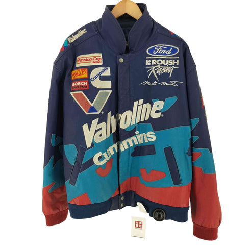 90S Jeff Hamilton 裏キルティング レザー レーシング ジャケット メンズ XL