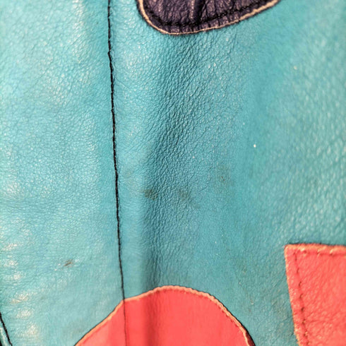 90S Jeff Hamilton 裏キルティング レザー レーシング ジャケット メンズ XL