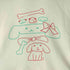 SLEEP AT 11 レースデザイン フロントプリント Tシャツ レディース