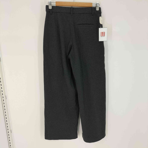 ユニクロ UNIQLO ブラッシュドジャージーワイドパンツ レディース JPN:L