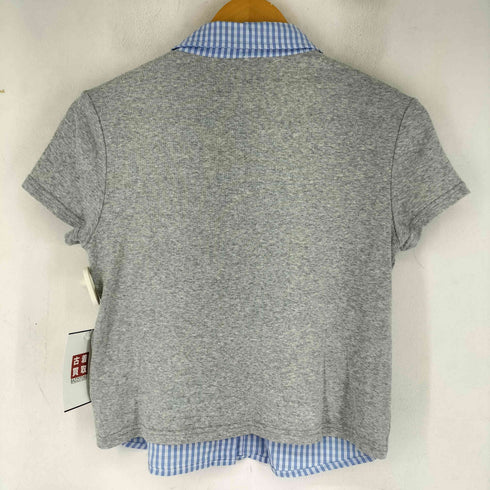 PSO BRAND レイヤードデザイン DOG刺繍 ポロシャツ レディース JPN:XS