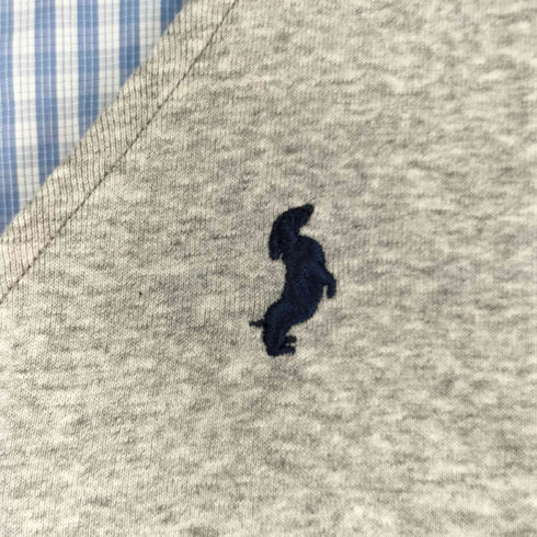 PSO BRAND レイヤードデザイン DOG刺繍 ポロシャツ レディース JPN:XS
