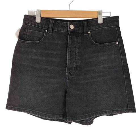 ザラ ZARA ブラック デニム ショートパンツ ショーツ レディース US 6