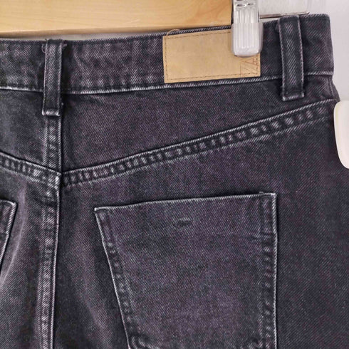 ザラ ZARA ブラック デニム ショートパンツ ショーツ レディース US 6