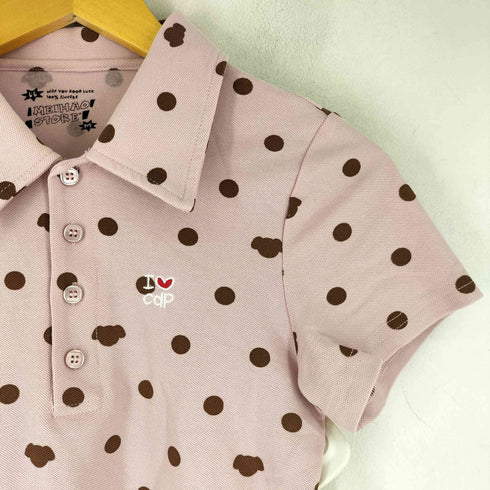 MEIHAO STORE ドットポロシャツ レディース JPN:M