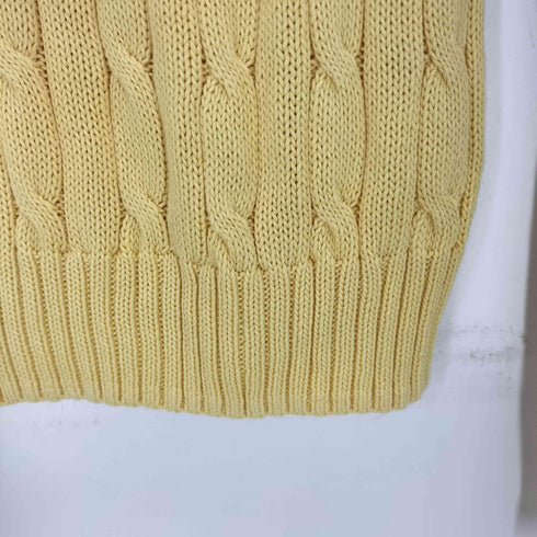 ポロラルフローレン POLO RALPH LAUREN スイカ刺繍 クルーネック ケーブルニット レディース S