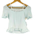 WEEKEND HUB レースレイヤード フリルTシャツ レディース JPN:L
