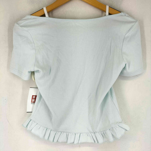 WEEKEND HUB レースレイヤード フリルTシャツ レディース JPN:L