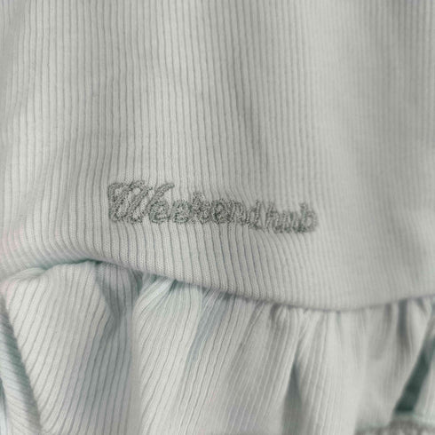 WEEKEND HUB レースレイヤード フリルTシャツ レディース JPN:L