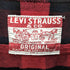 リーバイス Levis フロントロゴ ブロックチェック ネルシャツ メンズ import:L