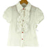HELLOHOW カットワーク フリルブラウス レディース JPN:M