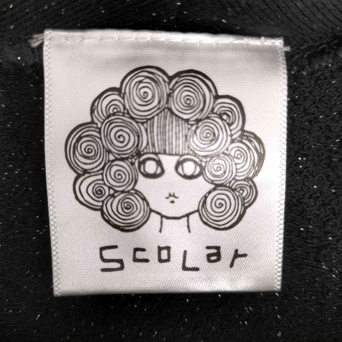 スカラー ScoLar ラメ 宇宙柄パーカー レディース