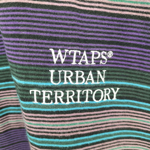 ダブルタップス WTAPS 22SS JAM 02 マルチボーダー S/S クルーネック Tシャツ メンズ JPN:4