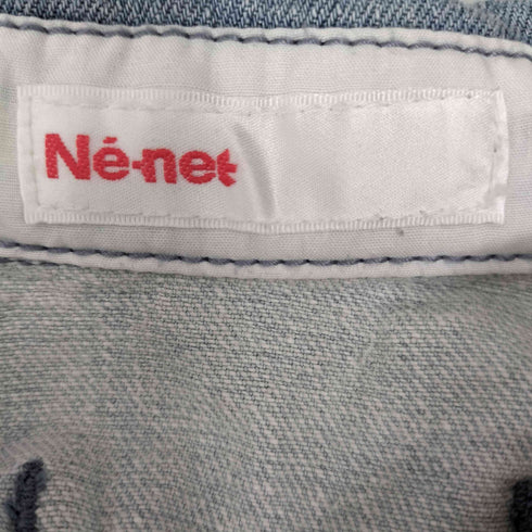 ネネット Ne-net デニムパッチワーク シャツワンピース レディース JPN:2