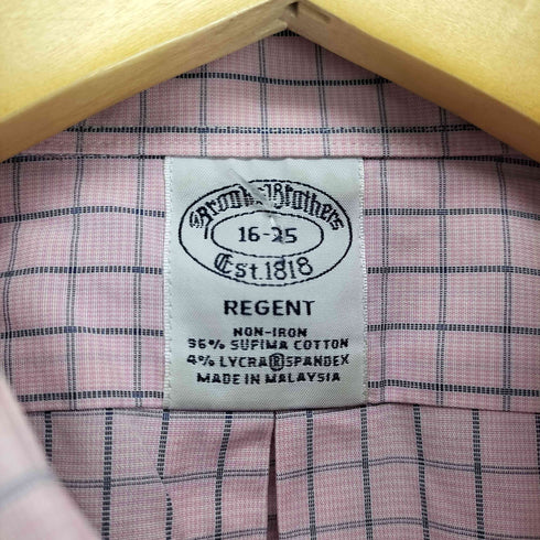 ブルックスブラザーズ BROOKS BROTHERS REGENT L/S チェックシャツ メンズ 16