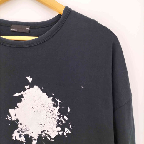 ラッドミュージシャン LAD MUSICIAN 18ss SUPER BIG T-SHIRT スマイルプリント 半袖Tシャツ メンズ