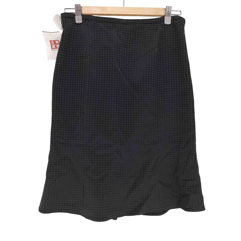 ジョルジオアルマーニ Giorgio Armani MADE IN ITALY ジャガード格子 ミディスカート レディース JPN:40