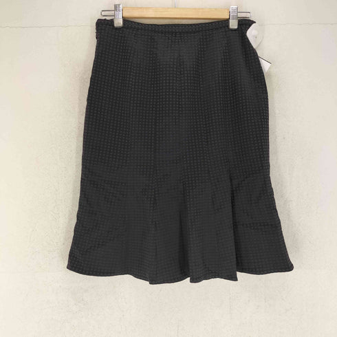 ジョルジオアルマーニ Giorgio Armani MADE IN ITALY ジャガード格子 ミディスカート レディース JPN:40