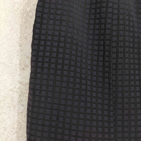 ジョルジオアルマーニ Giorgio Armani MADE IN ITALY ジャガード格子 ミディスカート レディース JPN:40