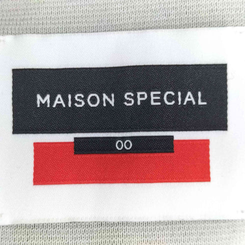 メゾンスペシャル MAISON SPECIAL ピマテクノ18Gミラノリブプライムオーバークルーネックニットプルオーバー メンズ JPN:0