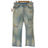 アンセルム ANCELLM CRASH SELVEDGE SHOE CUT 5P DENIM PANTS クラッシュ セルビッジ シューカット デニム メンズ JPN:3
