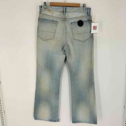 アンセルム ANCELLM CRASH SELVEDGE SHOE CUT 5P DENIM PANTS クラッシュ セルビッジ シューカット デニム メンズ JPN:3