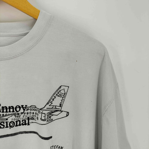 ザエンノイプロフェッショナル The Ennoy Professional Stefan Marx グラフィック Tシャツ 飛行機 メンズ JPN:XL
