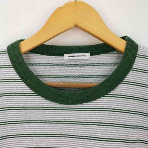 ユニバーサルプロダクツ UNIVERSAL PRODUCTS MULTI BORDER S/S T-SHIRT マルチボーダー Tシャツ メンズ JPN:3