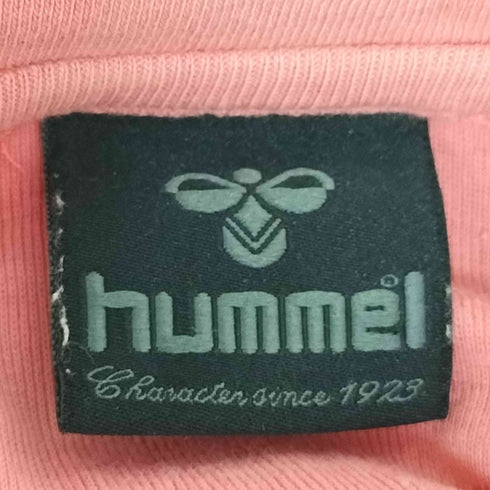 ヒュンメル HUMMEL ロゴ刺繍 グラフィックプリント 半袖 ポロシャツ y2k レディース JPN:S