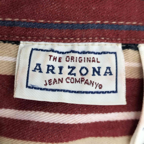アリゾナ arizona 90S ロングスリーブ BDマルチストライプシャツ メンズ JPN:L