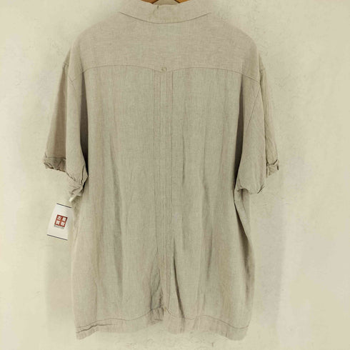 MONTE CARLO リネン レーヨン キューバシャツ メンズ import:XL