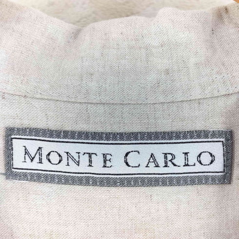 MONTE CARLO リネン レーヨン キューバシャツ メンズ import:XL