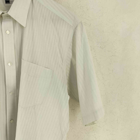 アイムイッセイミヤケ im ISSEY MIYAKE 80S ストライプ 半袖 シャツ メンズ