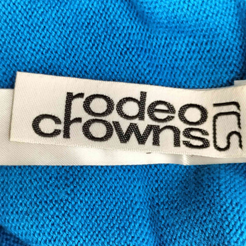 ロデオクラウンズ RODEO CROWNS ラメ スターデザイン コットンニットパーカー レディース JPN:S