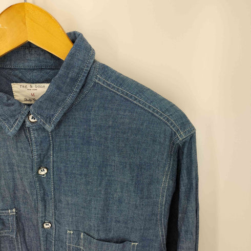 ラグアンドボーン rag&bone USA製 デニム ワーク シャツ メンズ import:M