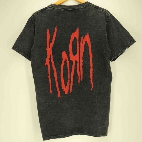 AGAINST ロックバンド プリント クルーネックTシャツ メンズ import:L