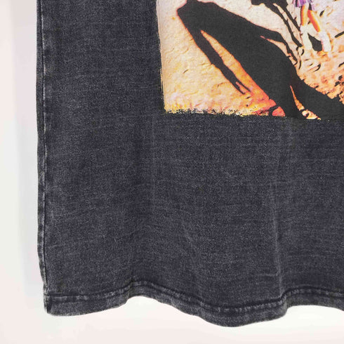AGAINST ロックバンド プリント クルーネックTシャツ メンズ import:L