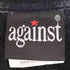 AGAINST ロックバンド プリント クルーネックTシャツ メンズ import:L