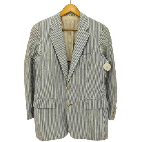ケントイントラディション Kent IN TRADITION シアサッカー ストライプ 2B シングル テーラード ジャケット メンズ