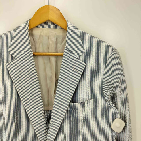 ケントイントラディション Kent IN TRADITION シアサッカー ストライプ 2B シングル テーラード ジャケット メンズ