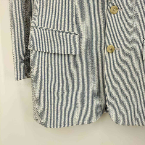 ケントイントラディション Kent IN TRADITION シアサッカー ストライプ 2B シングル テーラード ジャケット メンズ